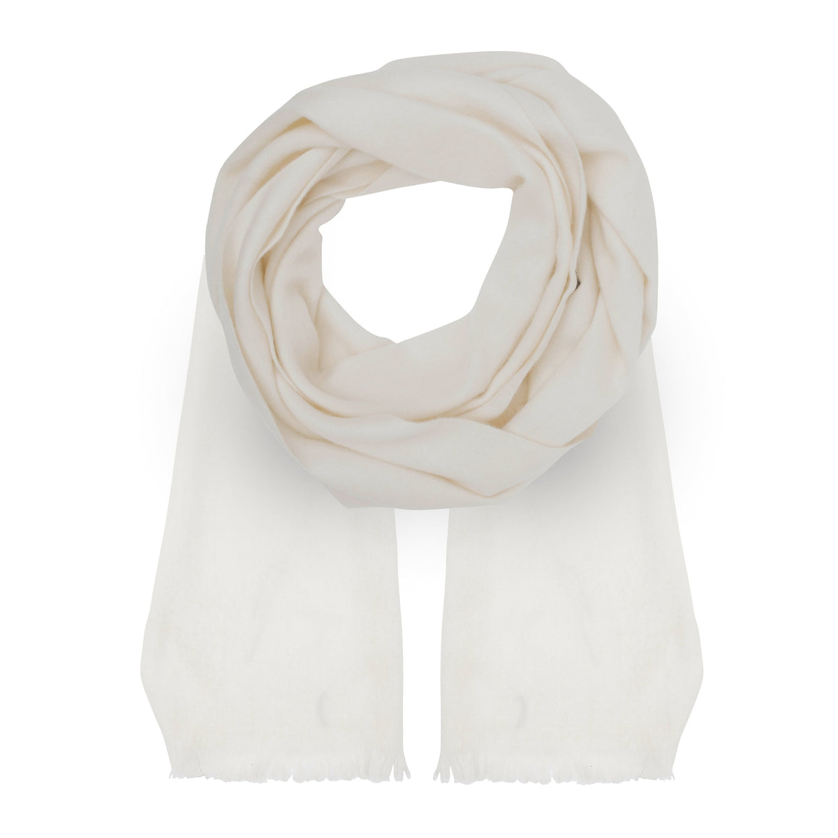 Alpaca Scarf (Solid White) by Luxe Alpaca