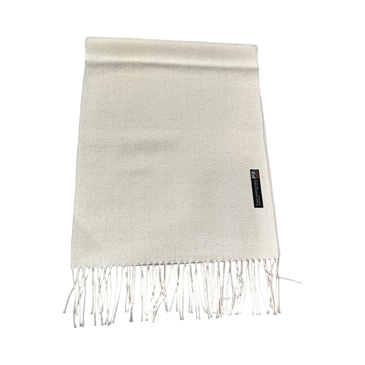 Cream 100% Baby Alpaca scarf by Luxe Alpaca