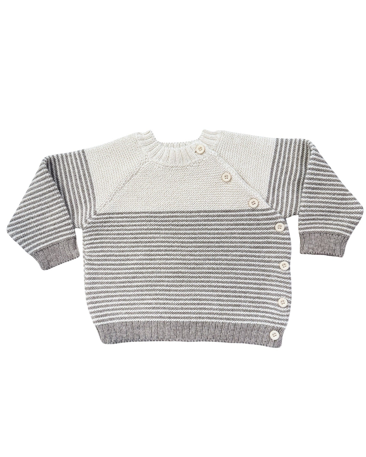 Kids Knitted Baby Alpaca Sweater, view 3