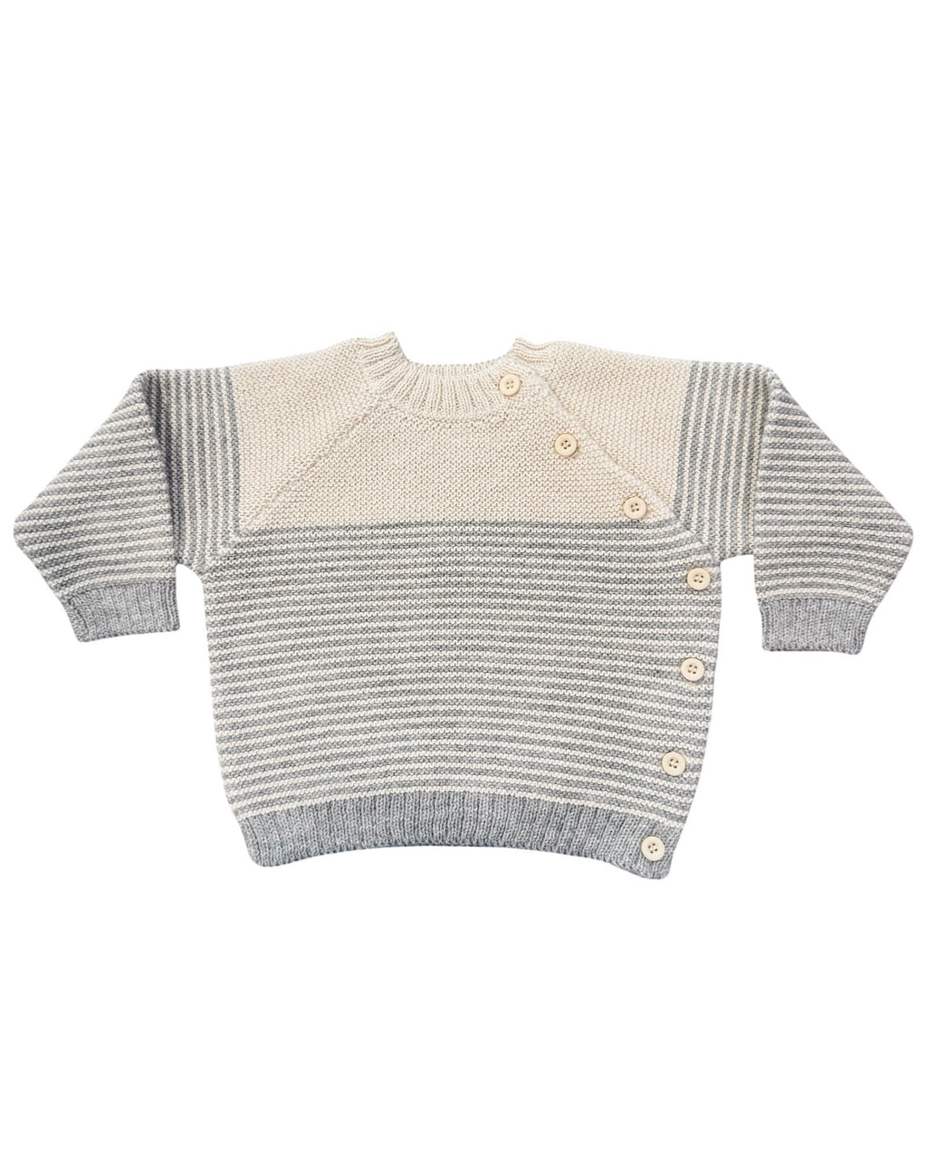 Kids Knitted Baby Alpaca Sweater, view 4