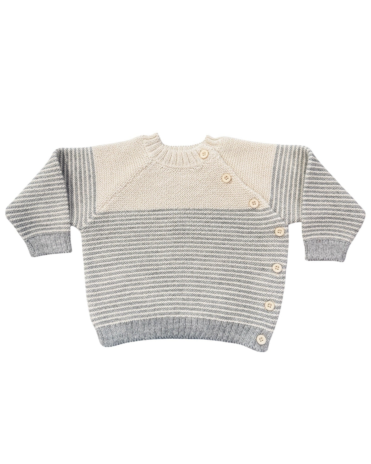 Kids Knitted Baby Alpaca Sweater, view 4