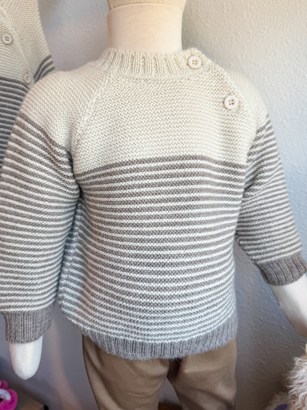 Kids Knitted Baby Alpaca Sweater by Luxe Alpaca