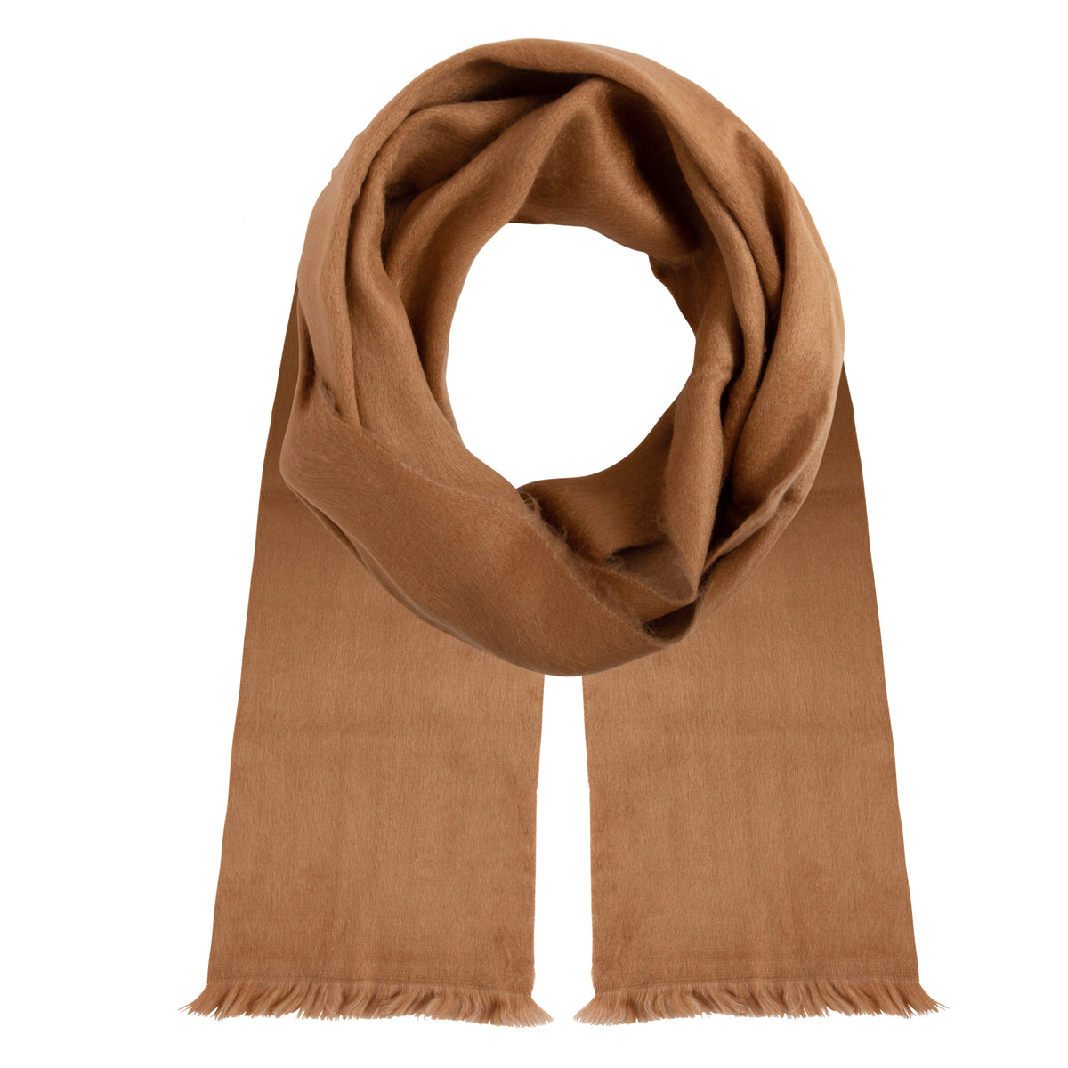 Alpaca Scarf (Caramel Double Weave) by Luxe Alpaca