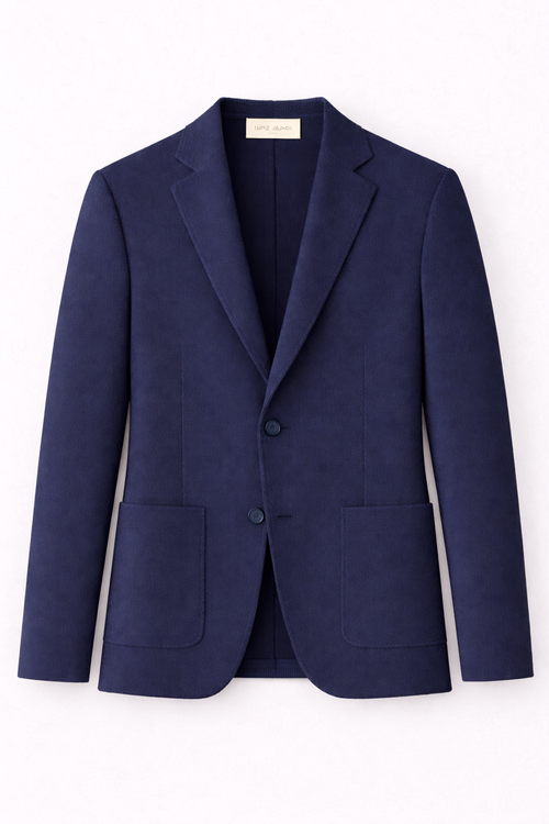 Structured Knit Blazer