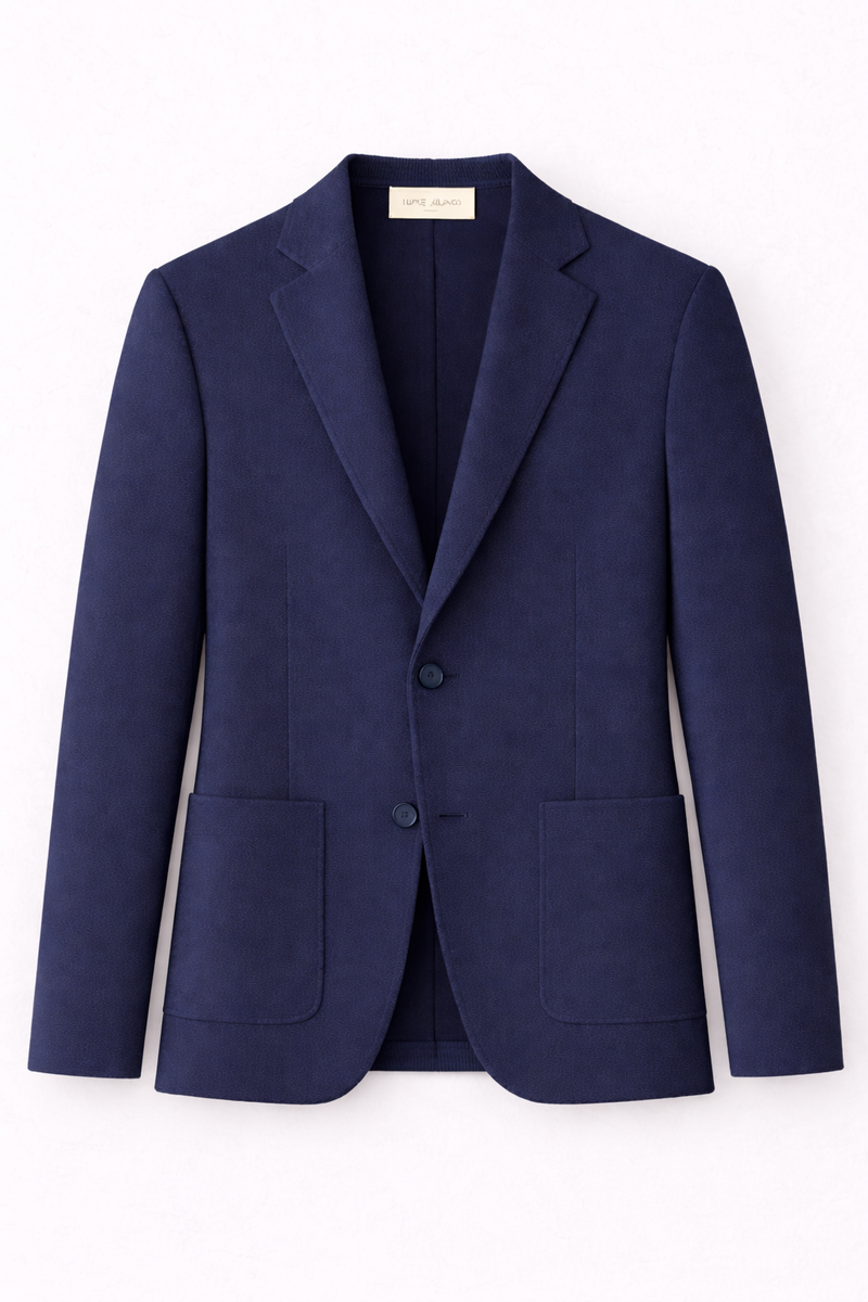 Structured Knit Blazer